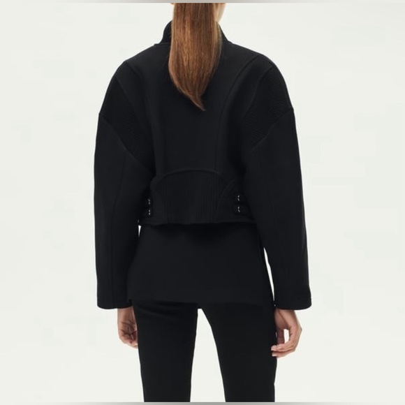 ZARA PREMIUM MANTECO WOOL BLEND BIKER AVIATOR JACKET COAT MEDIUM - Picture 7 of 15